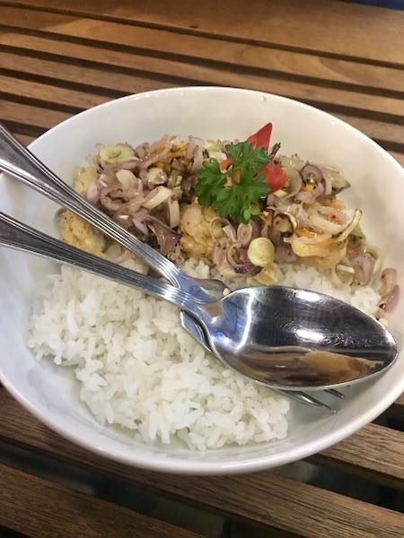 heytheregrace.com | Rice Bowl Chicken Sambel Matah at Watu Agung Guest House