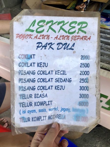 heytheregrace.com | Menu Lekker Pojok Alun-alun Jepara Pak Dul (depan museum RA Kartini)