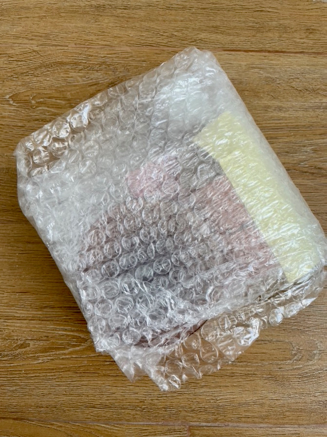 heytheregrace.com | Scarlett Whitening Shipping Packaging - Bubble Wrapped