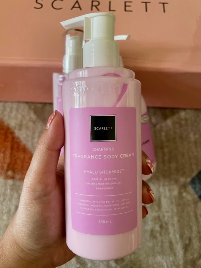 heytheregrace.com | Scarlett Body Care Review - Charming Body Cream