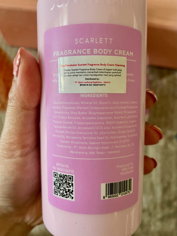 heytheregrace.com | Scarlett Body Care Review - Charming Body Cream